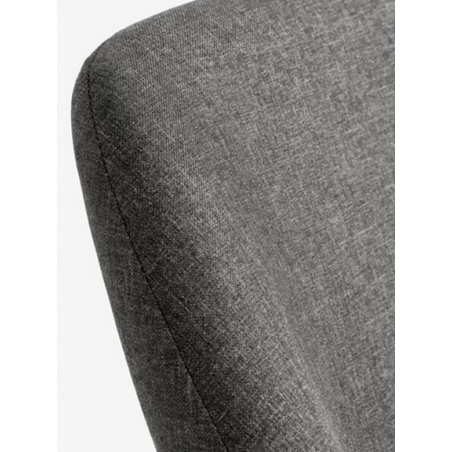 Fotel szary tkanina/dąb Fotel szary tkanina/dąb